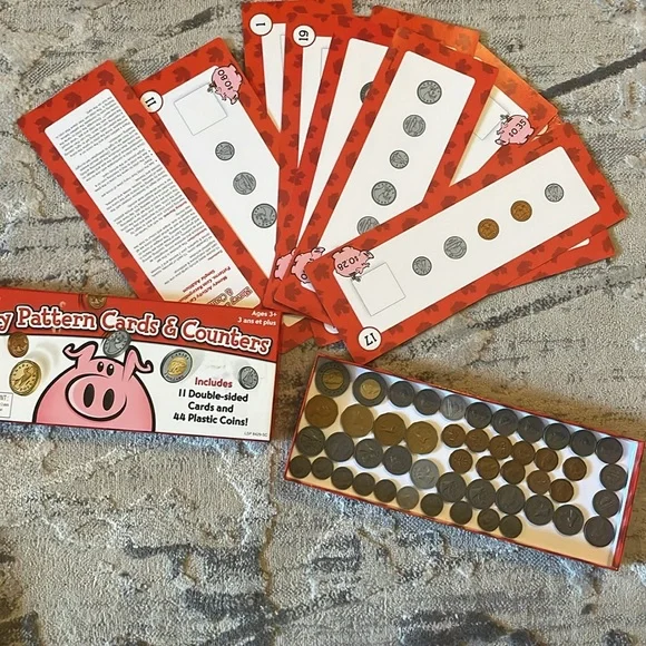 Learning Resources Money Pattern Cards and Counters - Picture 3 of 7